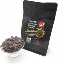 Темный шоколад Purocao  (Пуракао) GLF 54% (32/34) пакет 500 гр