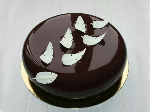 Зеркальная гель-глазурь со вкусом шоколада т. м. Master Martini Mirall Cioccolato Fondente, 500 грамм, фото 1