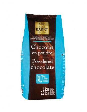 Порошок для горячего шоколада Cacao Barry, упаковка 1 кг фото 1