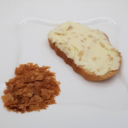 Крем-паста из белого шоколада Caravella Crunch Ciocco Avorio с хрустящей вафельной крошкой, банка 500 гр фото 1